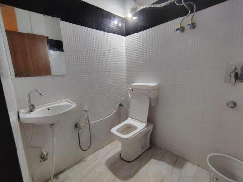 Koupelna v ubytování Hotel Shri Ram Palace