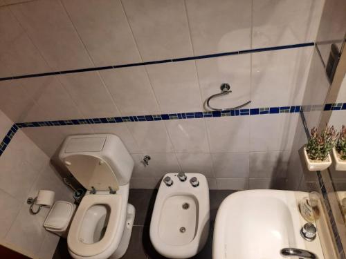 Salle de bains dans l'établissement La Casa de Ana