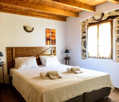 Ένα ή περισσότερα κρεβάτια σε δωμάτιο στο Kliton Villa