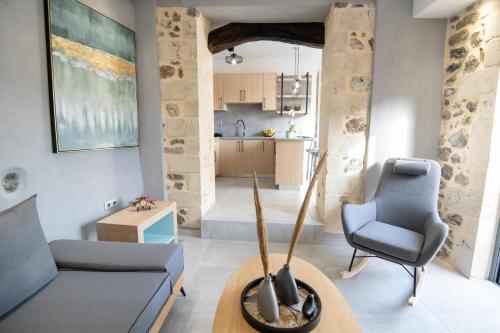 Posezení v ubytování Casa Teo, By Hellocrete