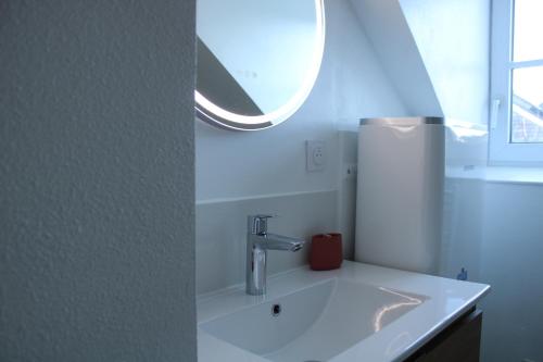 Koupelna v ubytování L'escale - charmant studio à Laval