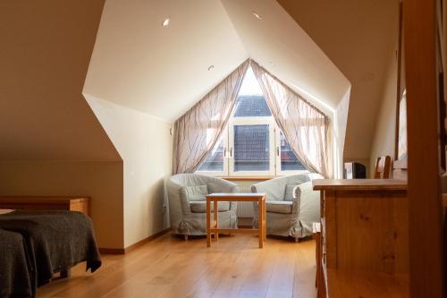 Postel nebo postele na pokoji v ubytování Åreguiderna - Bubblans lägenheter Åre Torg