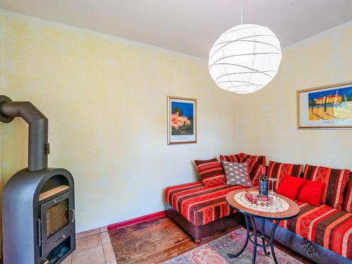 Posezení v ubytování Ferienhaus Prütz