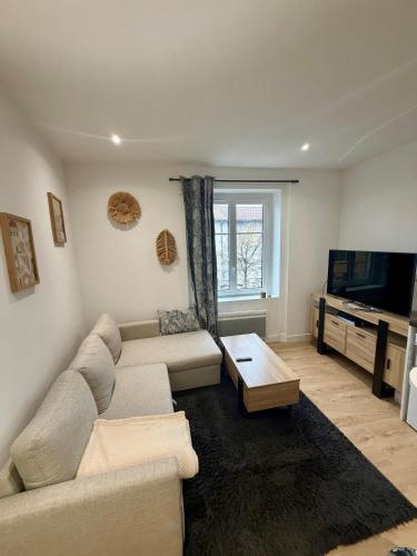 TV a/nebo společenská místnost v ubytování Harmony