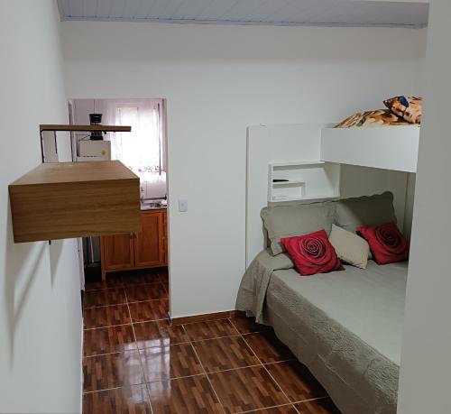 Postel nebo postele na pokoji v ubytování Aconchego,casa da Su