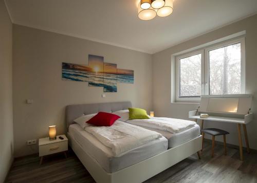 Postel nebo postele na pokoji v ubytování Magellan