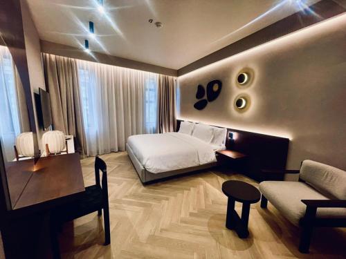 Χώρος καθιστικού στο Hotel Trianon