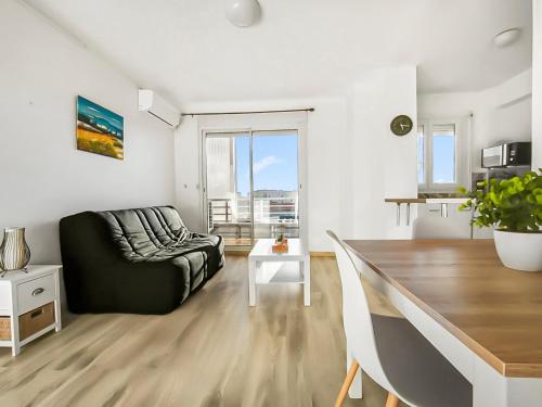 Canet plage T2 lumineux, 4 pers, Clim et Balcon