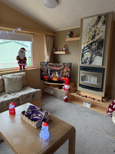 Posezení v ubytování Luxury holiday home cranfield