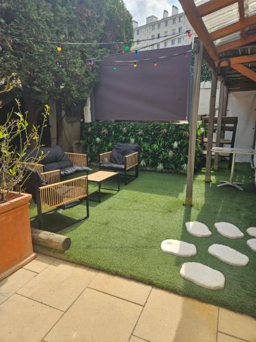 T3 rez-de-chaussée, terrasse, proche stade Vélodrome