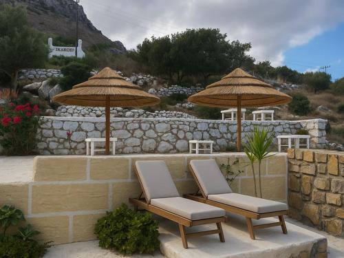 Peaceful And Very Relaxing Suite near Crete Sea view, shared pool, air condition