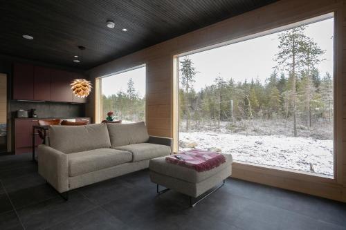 Posezení v ubytování Kajo Glow Lodge