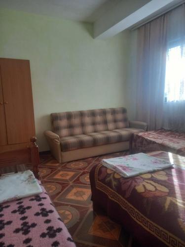 Posezení v ubytování Mance house