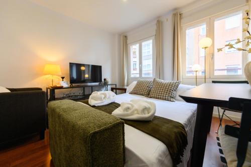 Moderno piso de 1 dormitorio en Madrid Temporal MAL71B