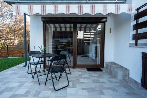 Balkón nebo terasa v ubytování Riverside Home Laura