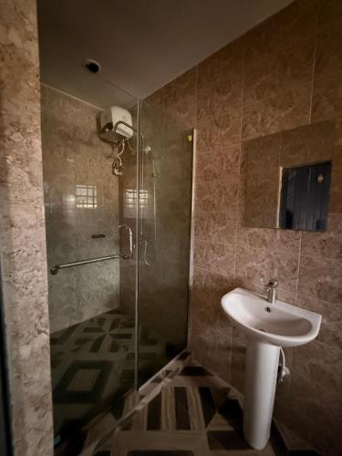 Ένα μπάνιο στο Rama Garden Hotel ,Lafe Rd, Akure