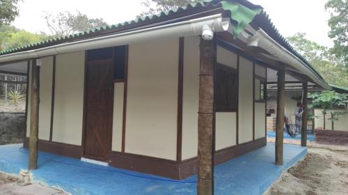 Das Gebäude in dem sich das Chalet befindet