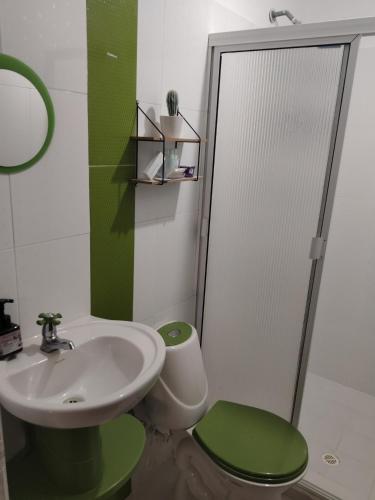 Phòng tắm tại Molino Real