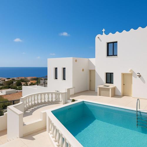 Private villa full view for up to 10 vacationers