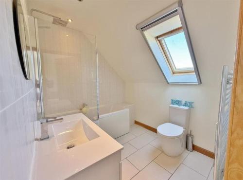 Koupelna v ubytování Sealladh Mor-Cottage in Lamlash, Arran