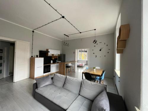 Posezení v ubytování Rebel Apartament