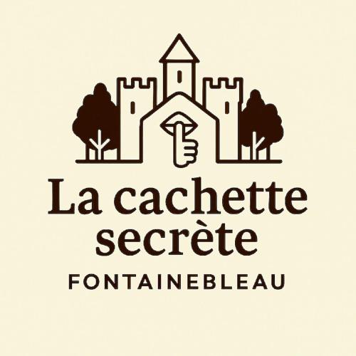 Et logo, certifikat, skilt eller en pris der bliver vist frem på La Cachette Secrète