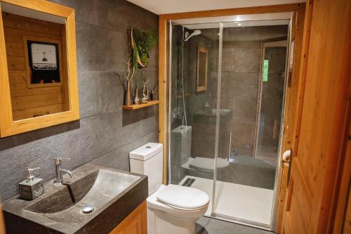 Koupelna v ubytování Maison nature, ski, randos