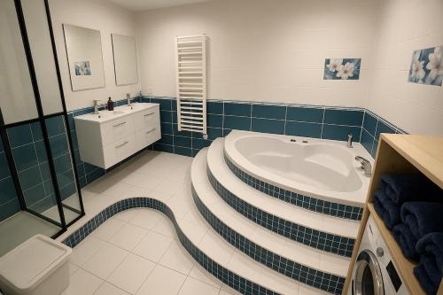 Koupelna v ubytování La Villa d'Elioth