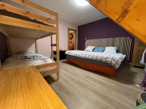 Postel nebo postele na pokoji v ubytování La Villa d'Elioth