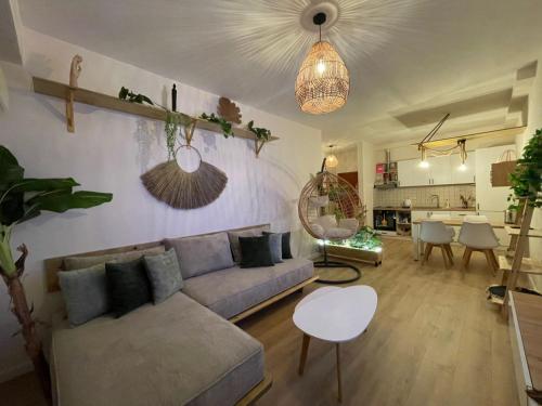 Χώρος καθιστικού στο Boho Central Apartment
