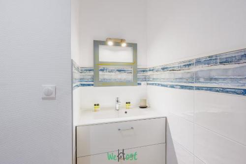 Et badeværelse på COMM - Proudhon T5 - SC - Grand T5 lumineux au cœur de Besançon