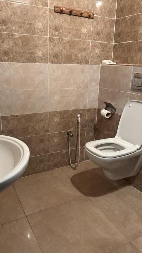 Koupelna v ubytování Dar Fatma Toujane