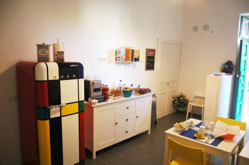 Η κουζίνα ή μικρή κουζίνα στο B&B Casa Valentone