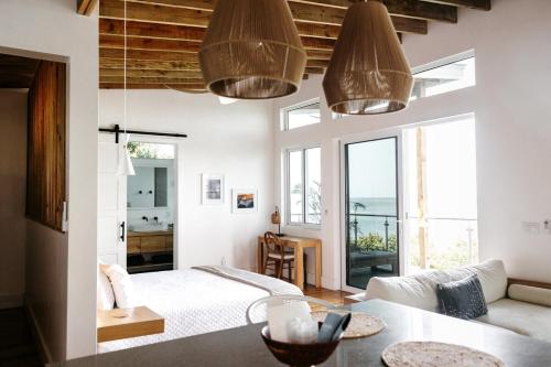 Ένα ή περισσότερα κρεβάτια σε δωμάτιο στο Anoranza Casita