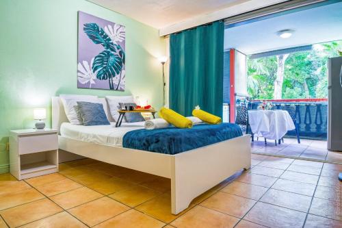 Postel nebo postele na pokoji v ubytování Elau-studio