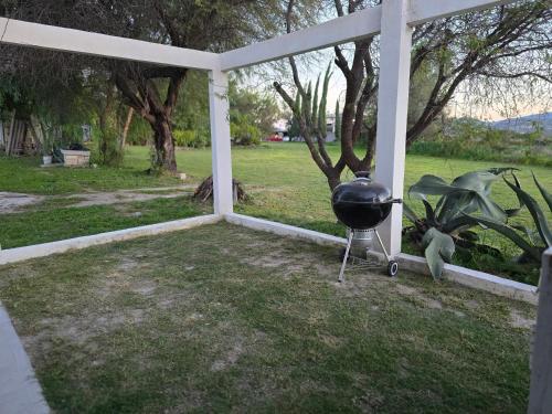 Zahrada ubytování Casa Olivo, Sala a doble altura