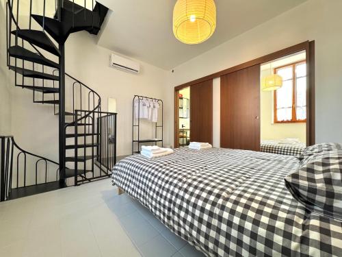 Postel nebo postele na pokoji v ubytování O&R Home Crema