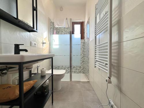 Koupelna v ubytování O&R Home Crema