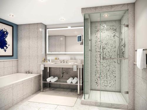 Koupelna v ubytování Hamilton Princess & Beach Club A Fairmont Managed Hotel