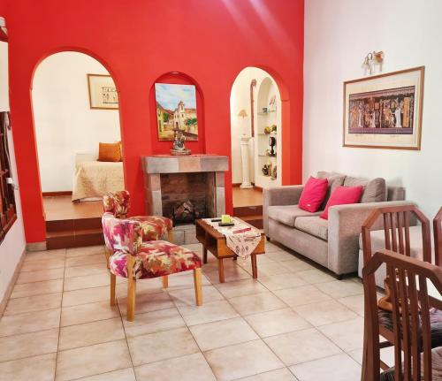 Posezení v ubytování Mi pedacito de Cielo!!!!