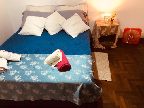 Postel nebo postele na pokoji v ubytování Departamento habitación doble equipado full