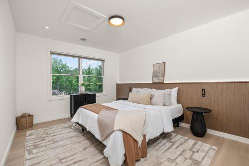 Ένα ή περισσότερα κρεβάτια σε δωμάτιο στο Field House at Carter Bridge Estate