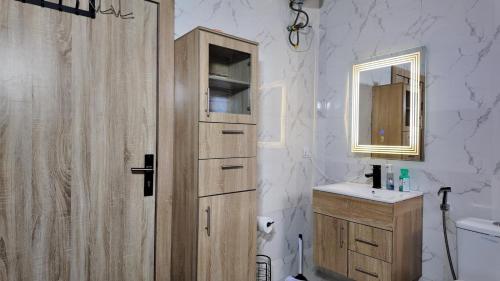 Koupelna v ubytování Home away from Home