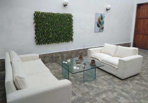 Χώρος καθιστικού στο Suspiros de arica