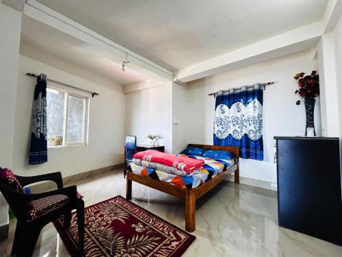 Postel nebo postele na pokoji v ubytování Greenview