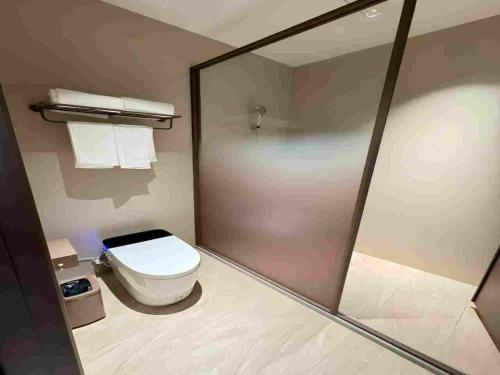 Vannituba majutusasutuses Hanting Hotel Shanghai Railway Station North Square