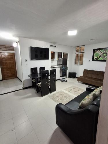 Et tv og/eller underholdning på BBB Apartamento en Edificio Mixto