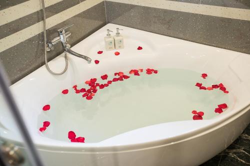 Koupelna v ubytování Phi Yen Eco Resort Can Tho