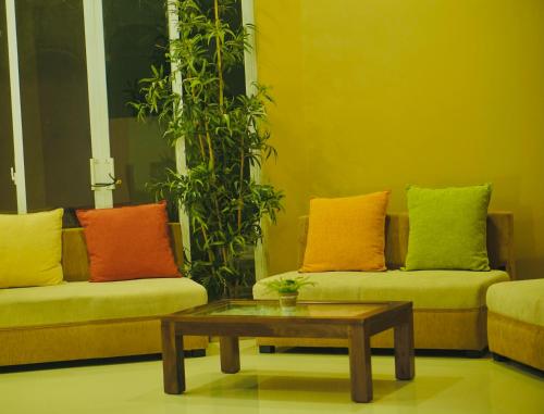 Χώρος καθιστικού στο White House Group - Luxury Apartments, Matara City