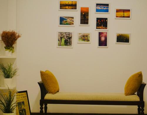 Χώρος καθιστικού στο White House Group - Luxury Apartments, Matara City